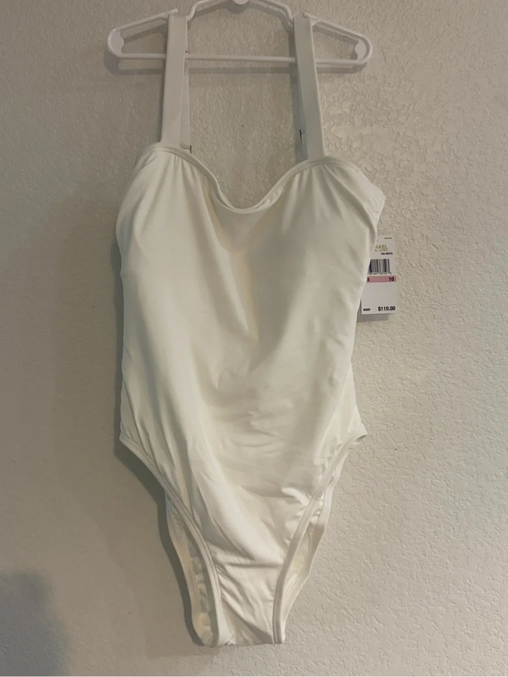 Michael Kors Cream One-Piece Swimsuit for women